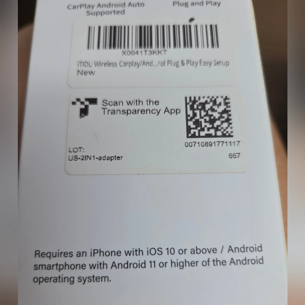 Wireless Adapter For Carplay / Android Auto - Picture 3 of 3